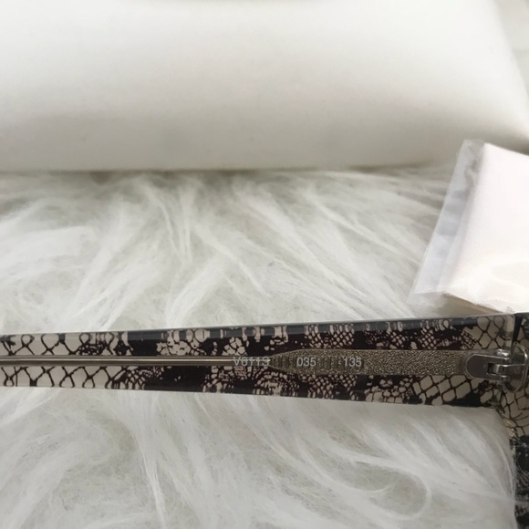 Valentino Wayfarer Square Lace Sunglasses main image 6